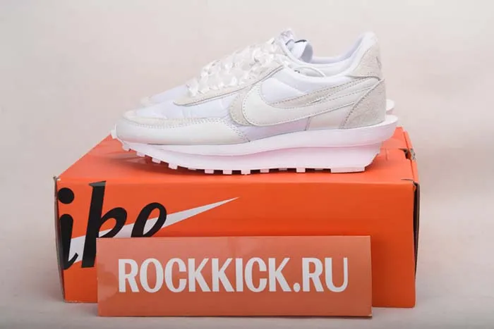 NIKE SACAI NIKE LDWAFFLE WHITE NYLON WHITE BV0073-101