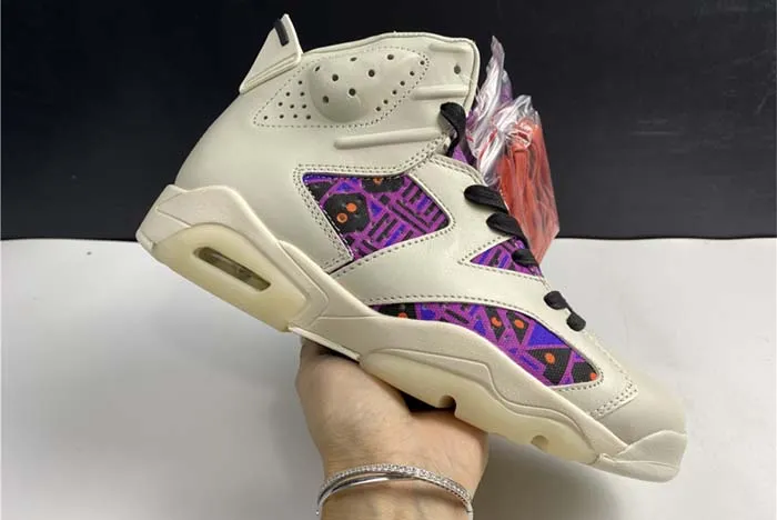 Air Jordan 6 Retro Quai 54 Sail Black CZ4152-101
