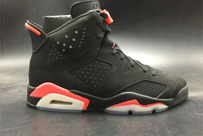 AIR JORDAN 6 RETRO ''INFRARED 2014'' black mens 384664-023