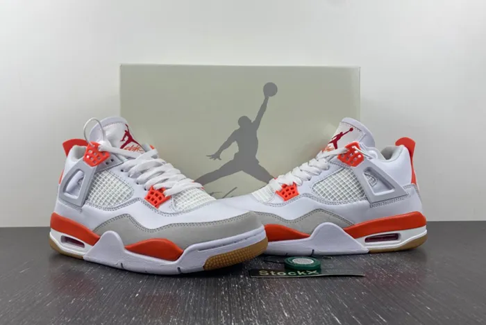 Nike SB x Air Jordan 4 Orange White DR5415-108
