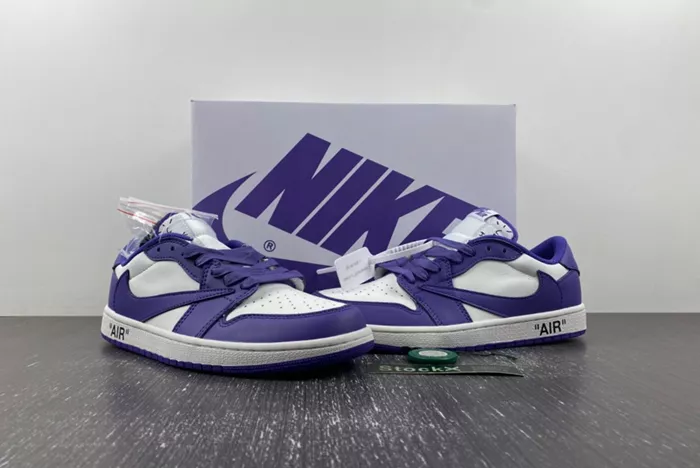 OFF-WHITE x Travis Scott x Air Jordan 1 OW DM7890-386