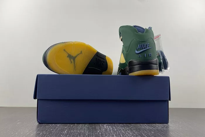 Air Jordan 5 Navy Green FZ5758-003