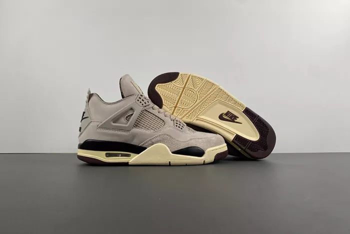 Ma Maniére x Air Jordan 4 Fossil Stone FZ4810-200